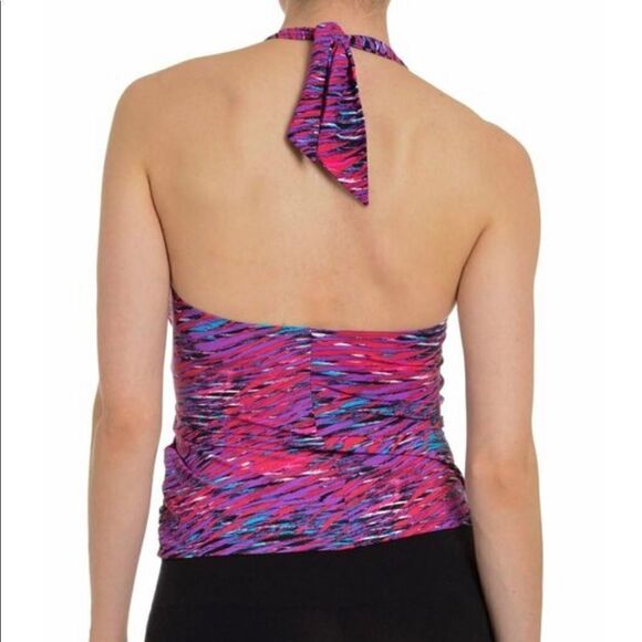 SPANX Whittle Waistline Draped Tankini Swim Top - Picture 3 of 8